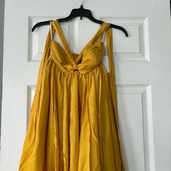 NWT | Zimmerman Dev Halter Silk Midi Dress Size US 4 - Picture 11 of 14